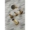 Kingston Brass Tub and Shower Faucet, Polished Brass, Wall Mount KBX8132DPL - alternate 6